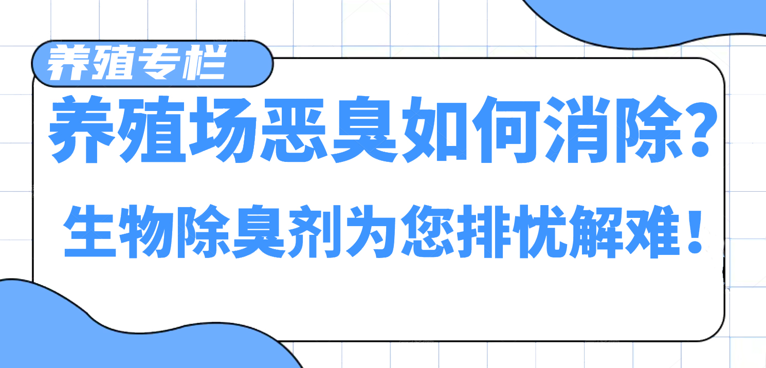 養(yǎng)殖場惡臭如何消除？生物除臭劑為您排憂解難！